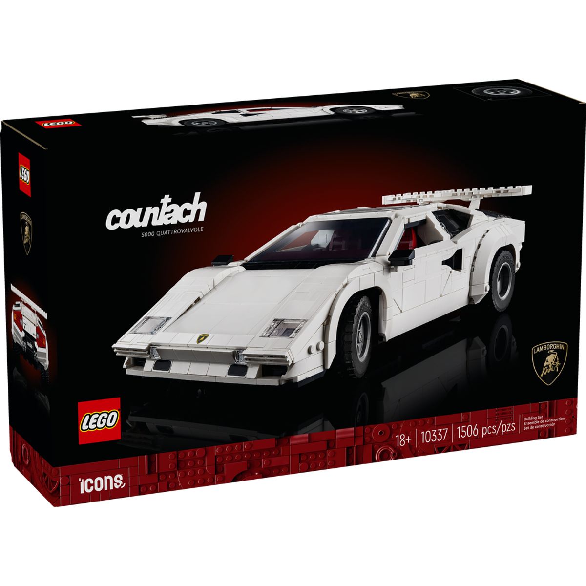 LEGO - Carro LEGO 10337 Lamborghini Countach 5000 Quattrovalvole