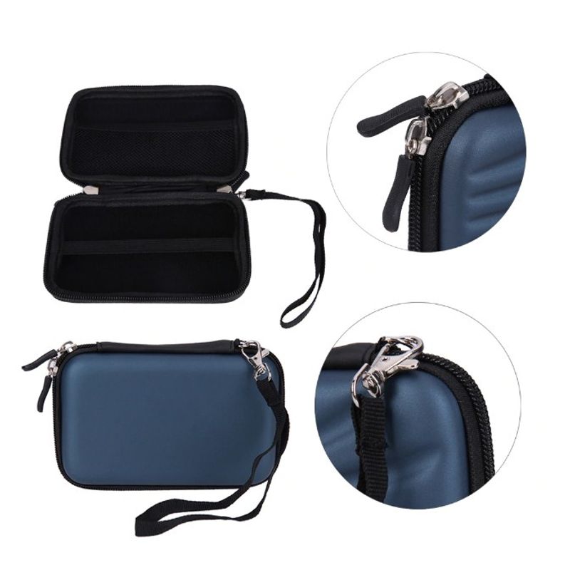 GENERICO - ESTUCHE TAPA DURA CON CIERRE ANTI GOLPES PARA DISCO DURO EXTERNO 2.5