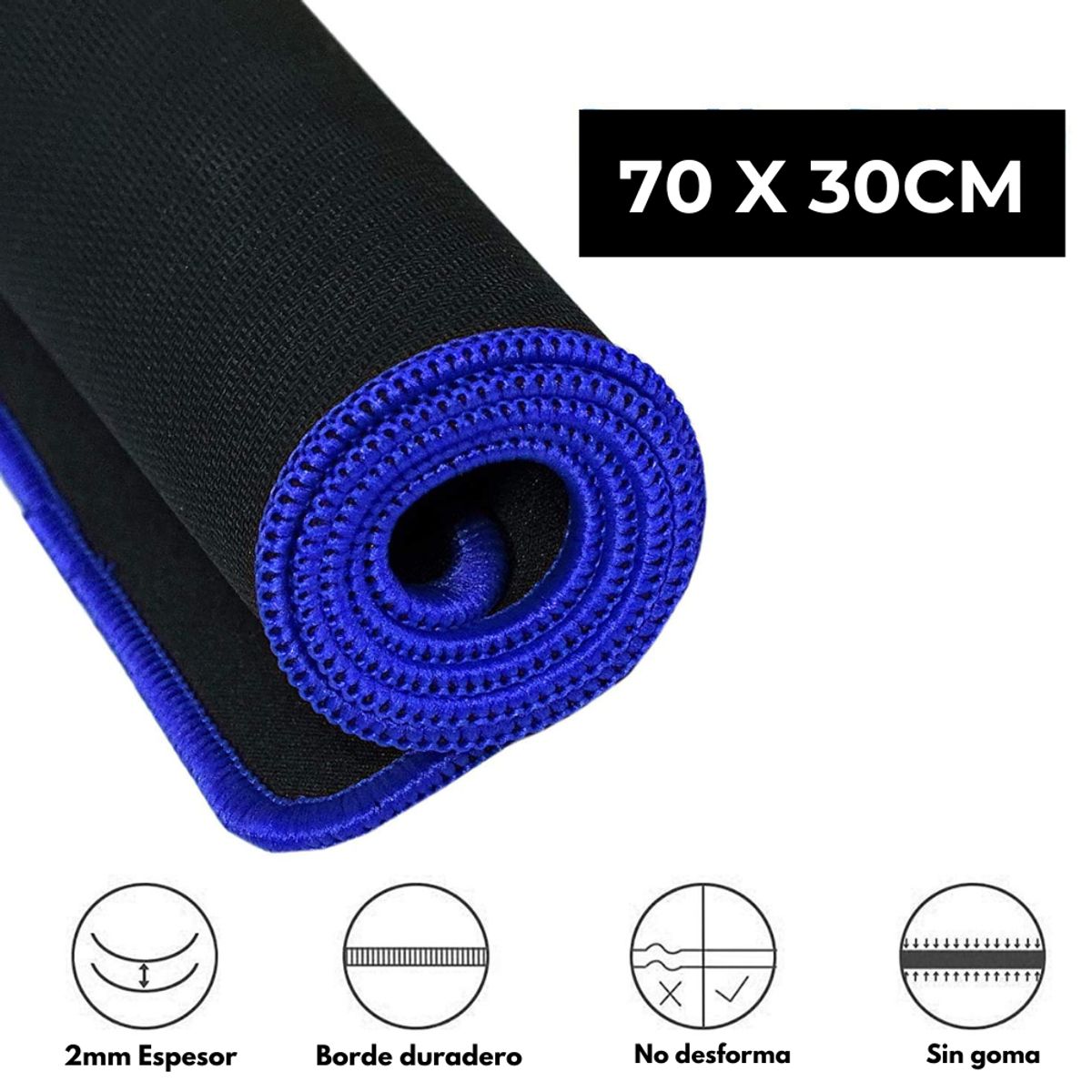 GENERICO - Mouse Pad Impermiable Gamer 70 X 30cm Antideslizante