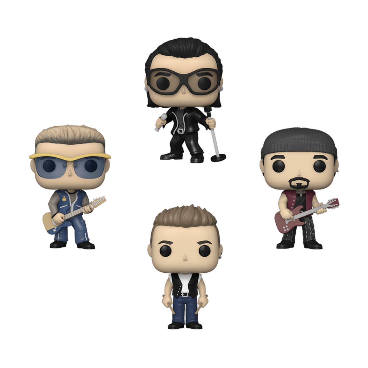 FUNKO - U2 Funko Pop 4pack Exclusivo B o n o Adam The Edge Larry