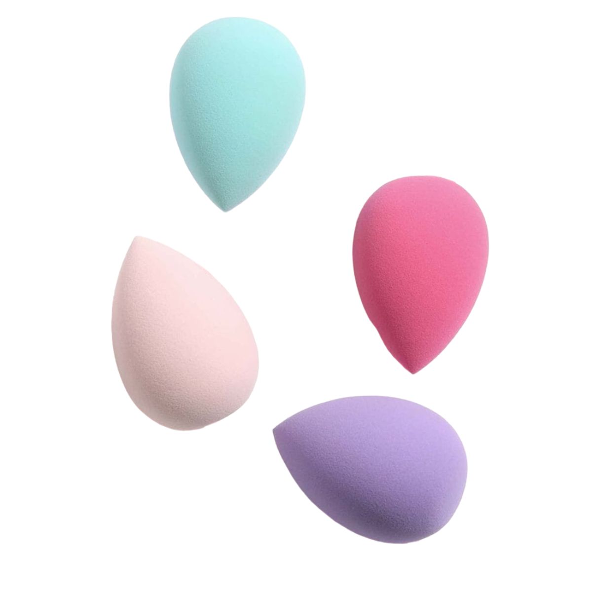 GENERICO - SET 4 BEAUTYBLENDER ESPONJAS APLICADORAS DE MAQUILLAJE