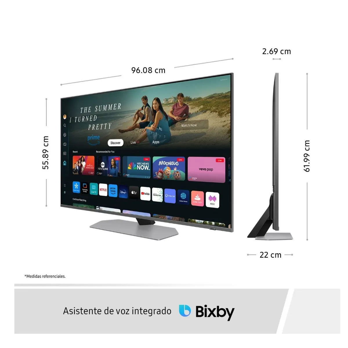 SAMSUNG - Televisor Samsung 43'' Neo Qled 4K QN43QN90DAGXPE - Nuevo 2024