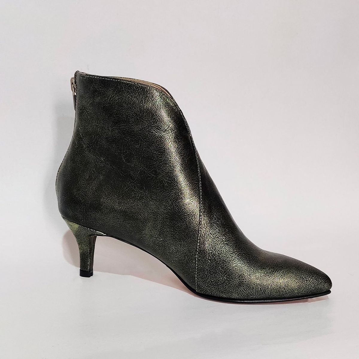 IRISABA - BOTINES DE CUERO IRISABA PARA MUJER CATALINA VERDE ESMERALDA_.