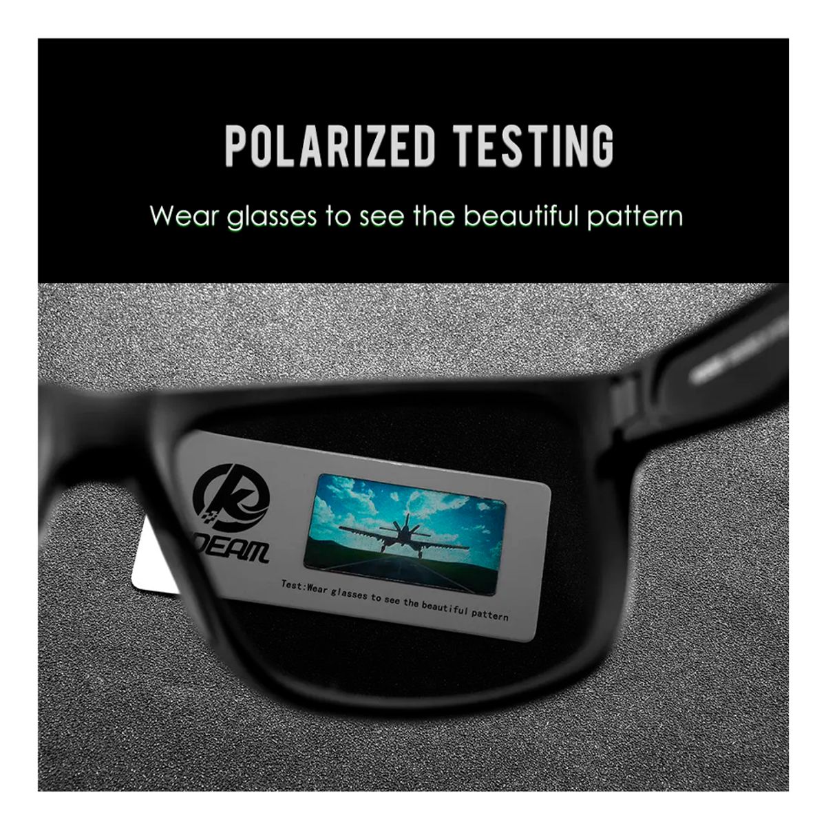 GENERICO - Lentes de sol Polarizados uv400 Negro + Estuche