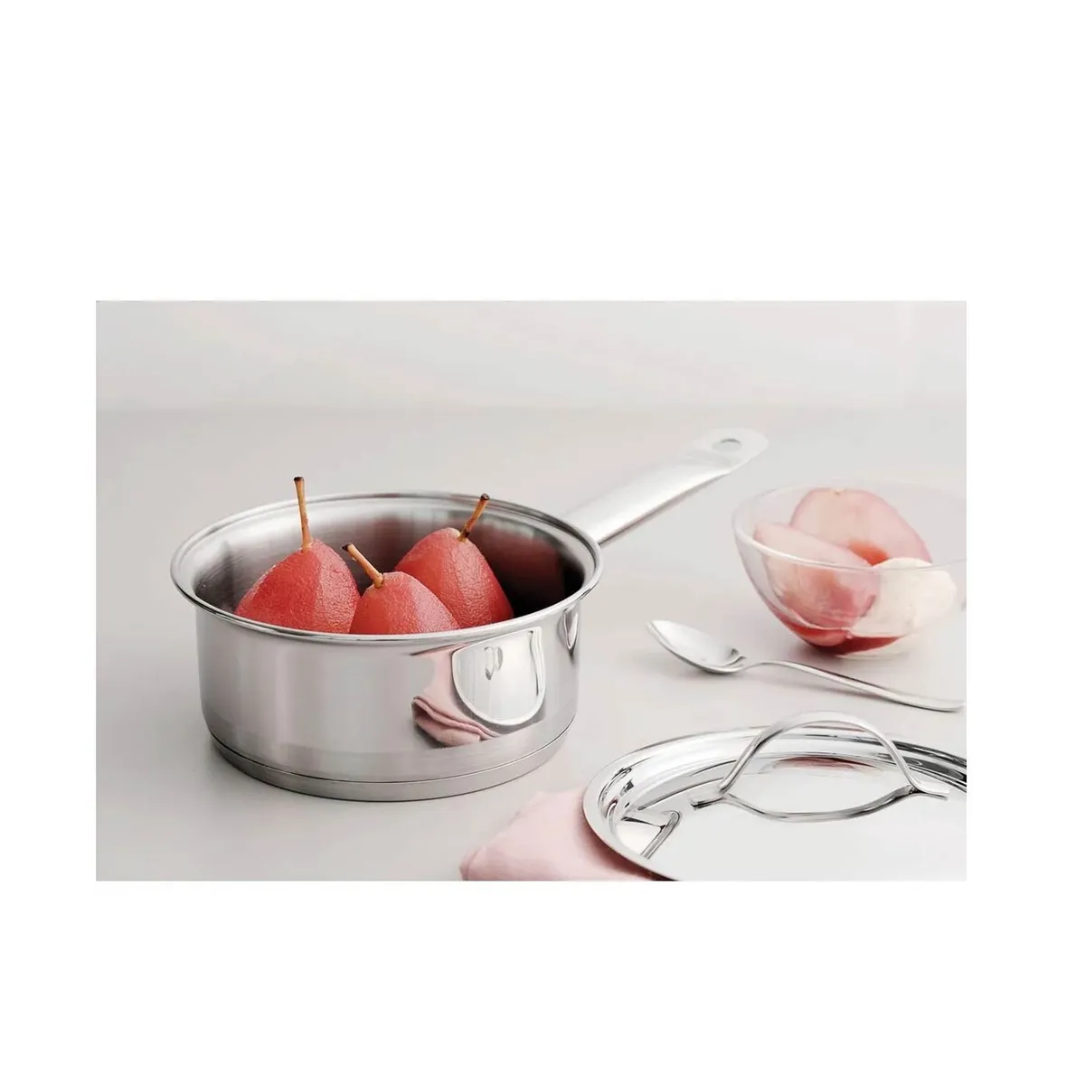 TRAMONTINA - Cacerola TRAMONTINA ace inox20cm cTapa