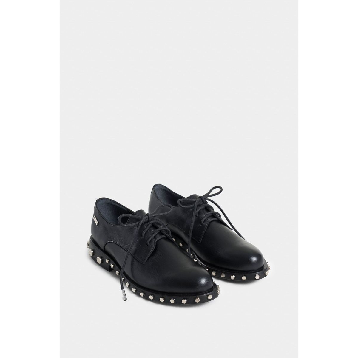 VELEZ - Vélez Zapato De Cordón Oxford Cuero Folia Para Mujer Negro