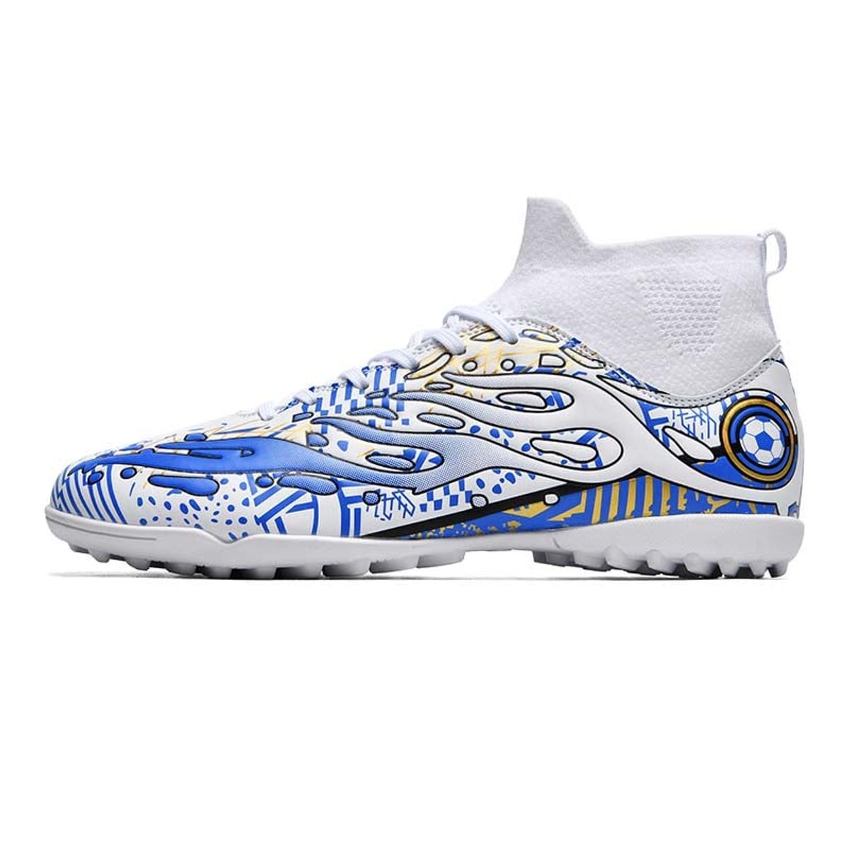 SHANDIAN - Zapatillas de Fútbol Hombre TF zapatos hombre Azul