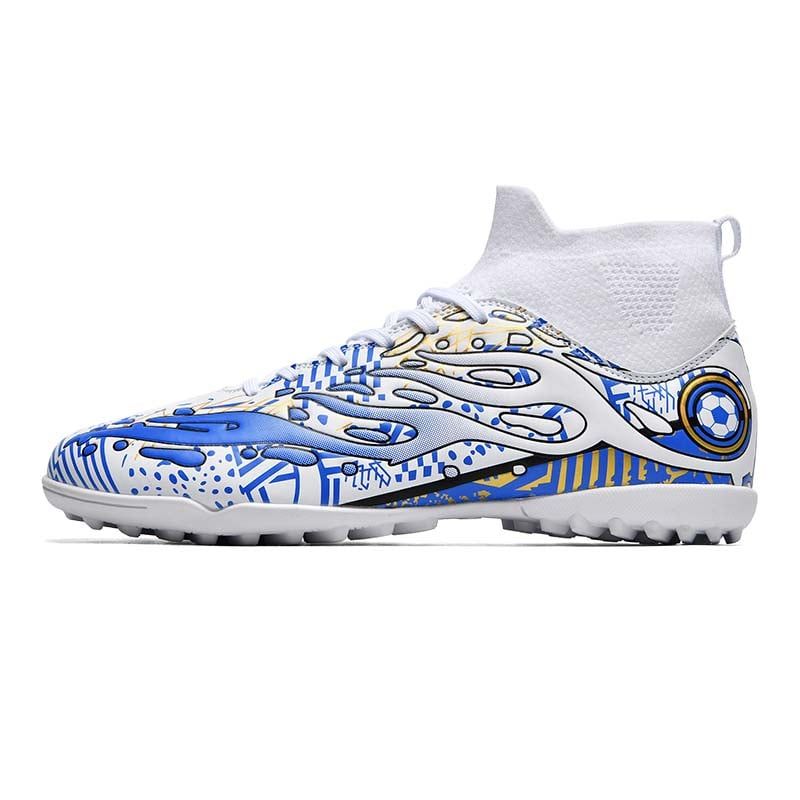 SHANDIAN - Zapatillas de Fútbol Hombre TF zapatos hombre Azul