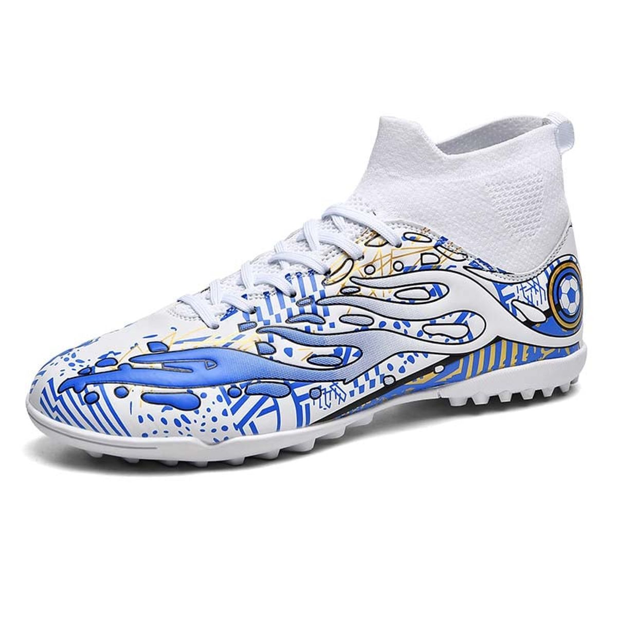 SHANDIAN - Zapatillas de Fútbol Hombre TF zapatos hombre Azul