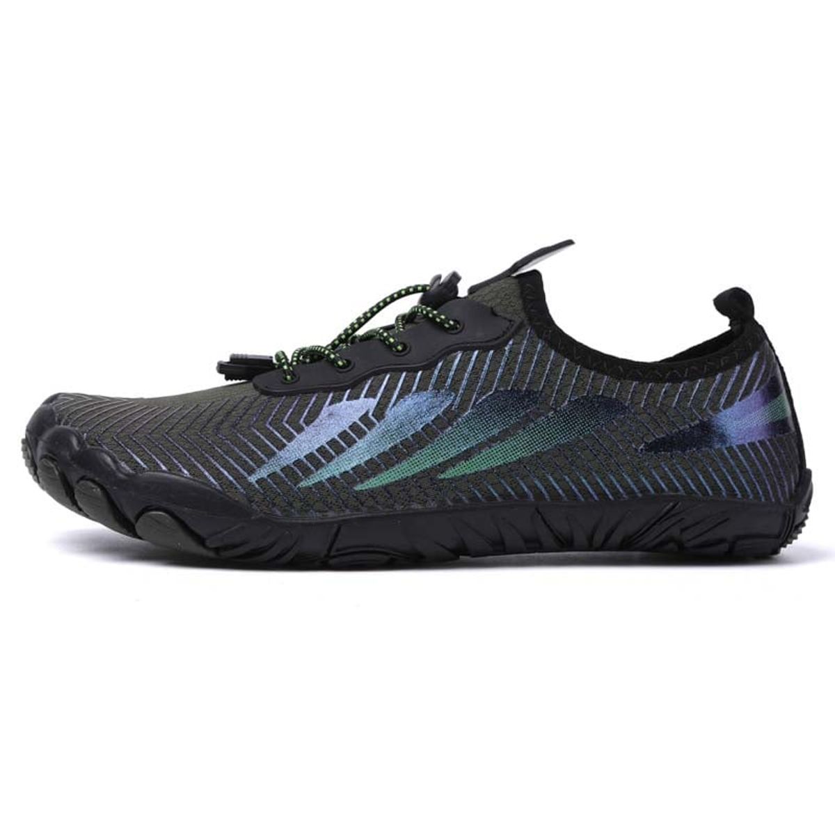 SHANDIAN - Zapatillas Agua Outdoor Hombre Secado Rapido Negro