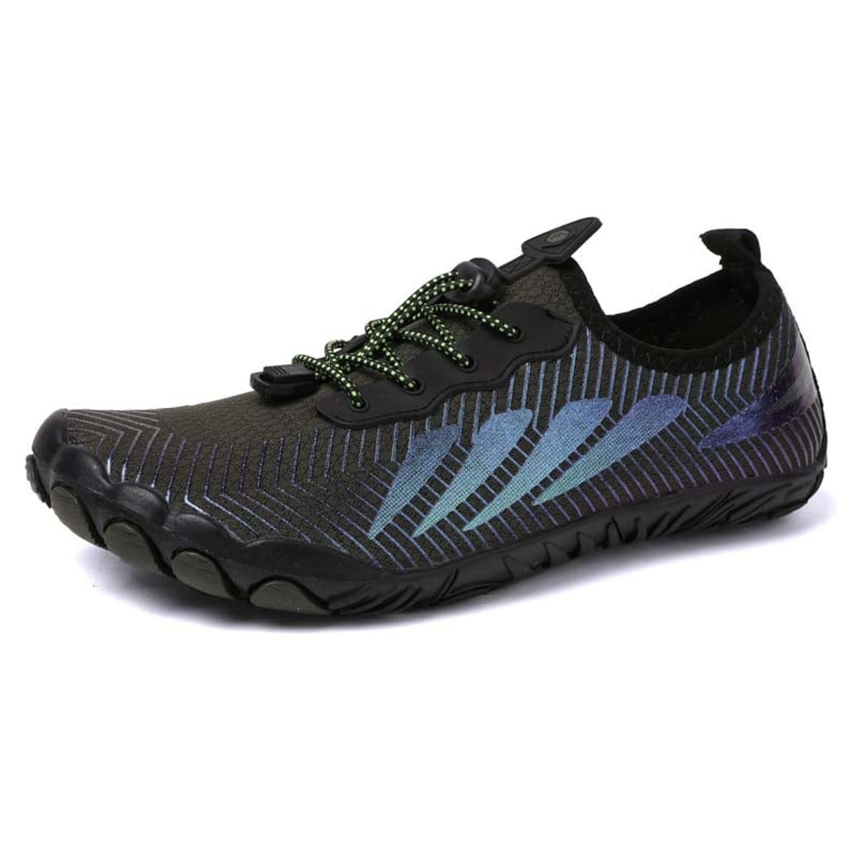 SHANDIAN - Zapatillas Agua Outdoor Hombre Secado Rapido Negro