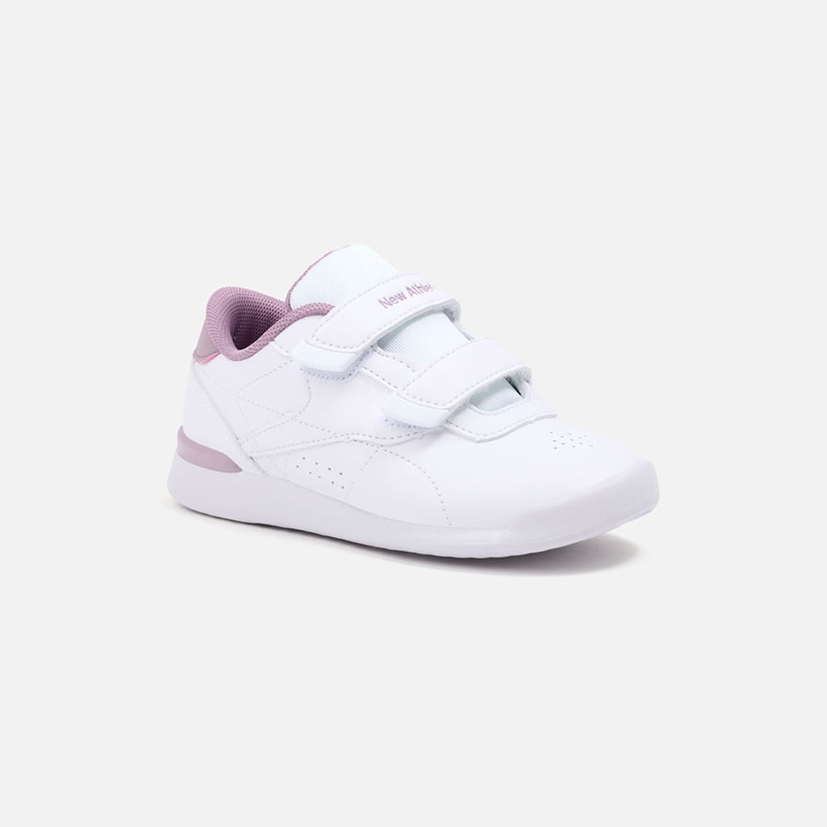 NEW ATHLETIC - Zapatillas New Athletic Tennis Rubbet06 Kids Blanco Con Uva Niña