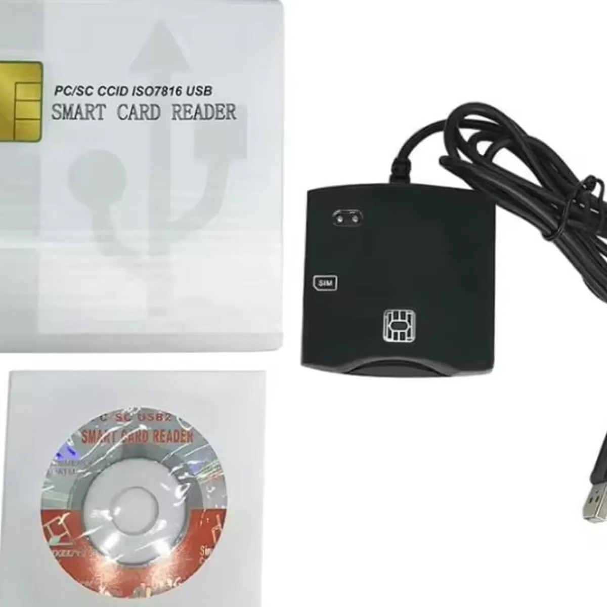 OEM - Lector De Dni Electrónico Smart Card Negro