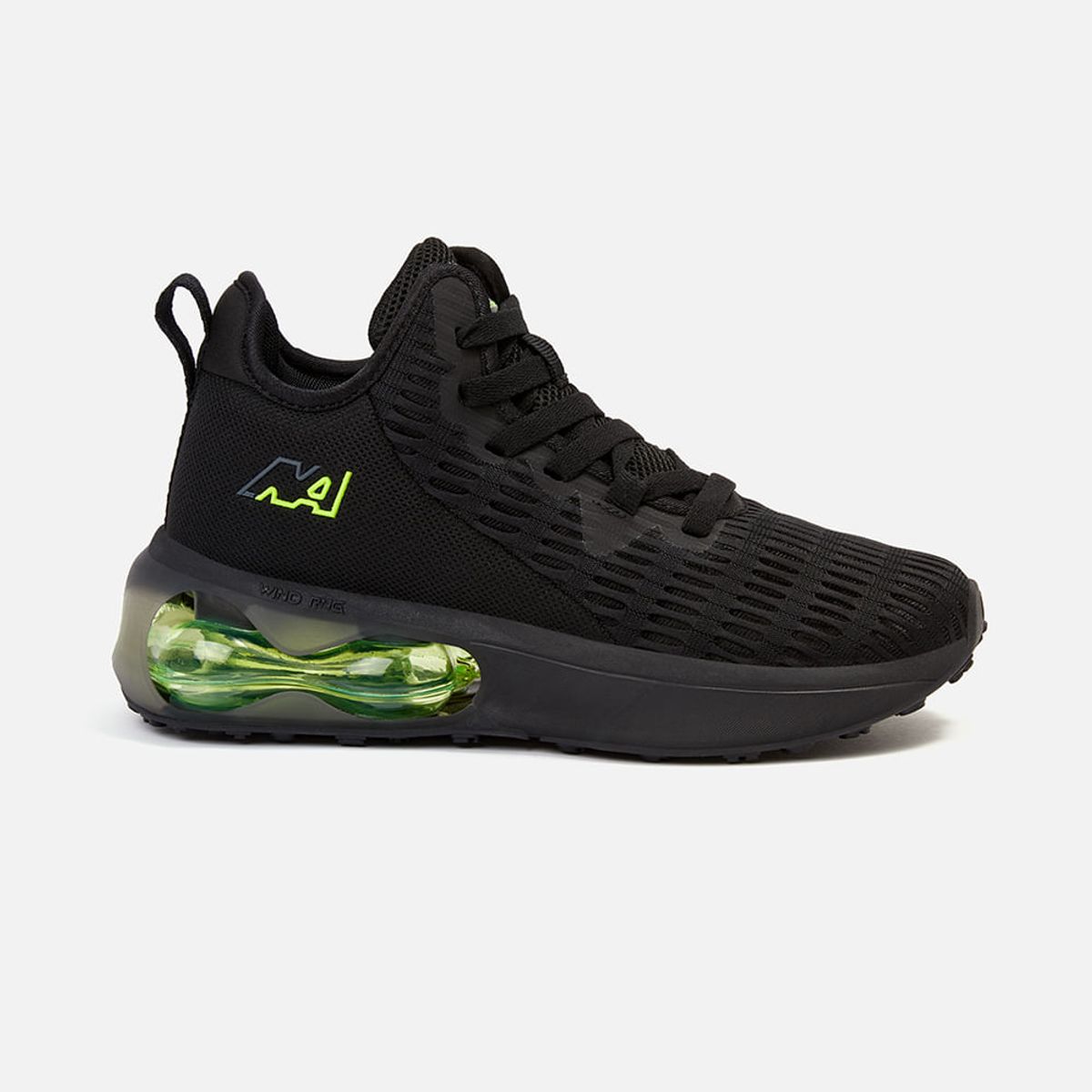 NEW ATHLETIC - Zapatillas New Athletic Lifestyle Wind52 Negro Con Verde Mujer