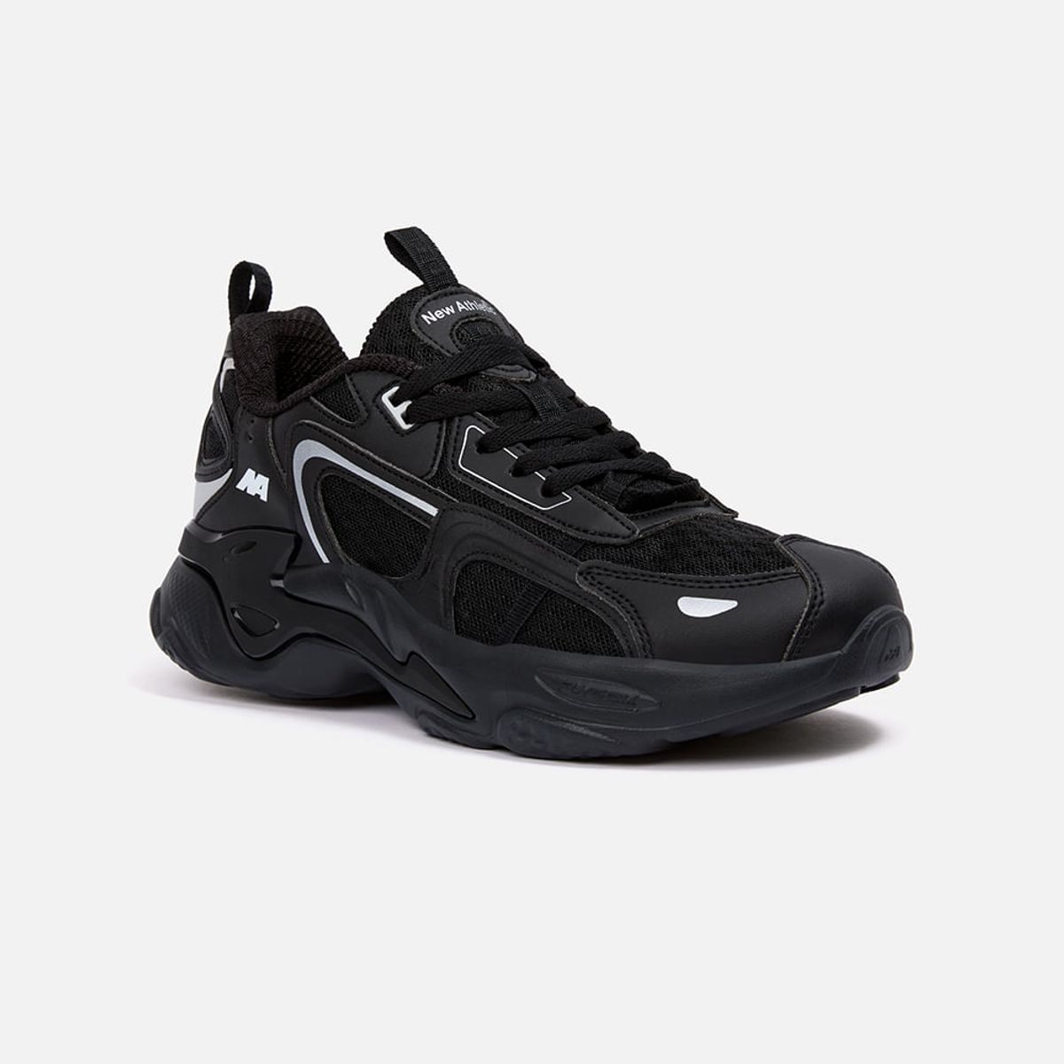 NEW ATHLETIC - Zapatillas New Athletic Lifestyle Flygok72 Negro Con Gris Mujer