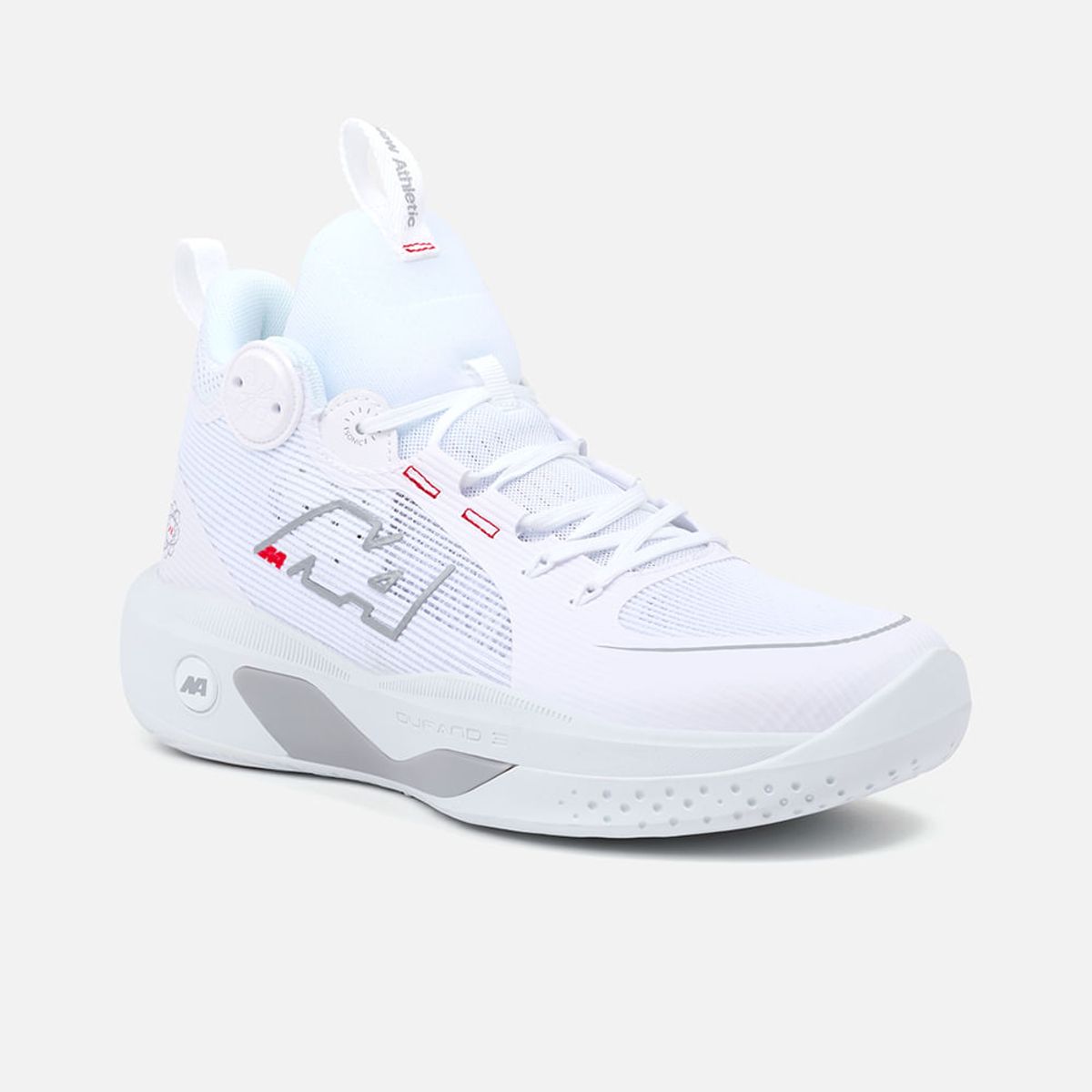 NEW ATHLETIC - Zapatillas New Athletic Basketball Durnd09 Blanco Con Rojo Hombre