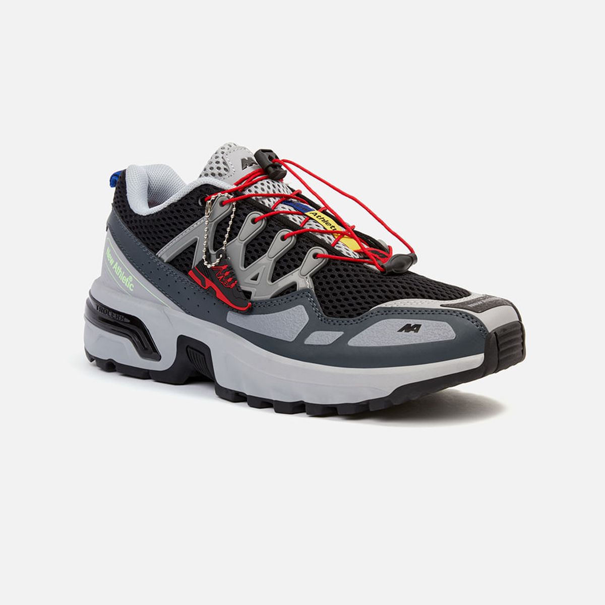 NEW ATHLETIC - Zapatillas New Athletic Outdoor Trocerr25 Gris Con Negro Mujer