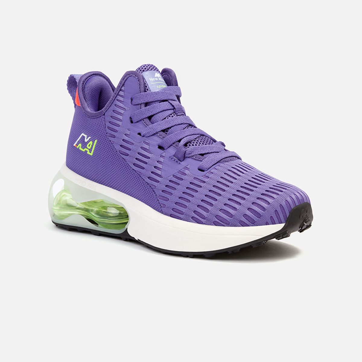 NEW ATHLETIC - Zapatillas New Athletic Lifestyle Wind52 Morado Con Verde Mujer