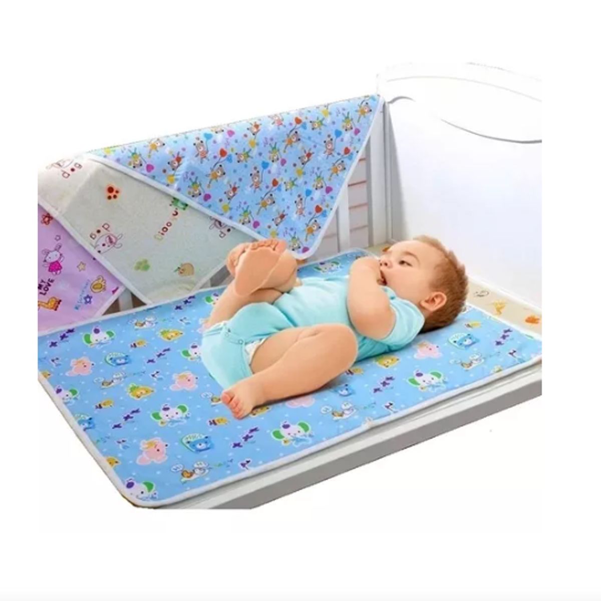 GENERICO - Kit Cambiador de pañal portátil de bebe Impermeable- lavable