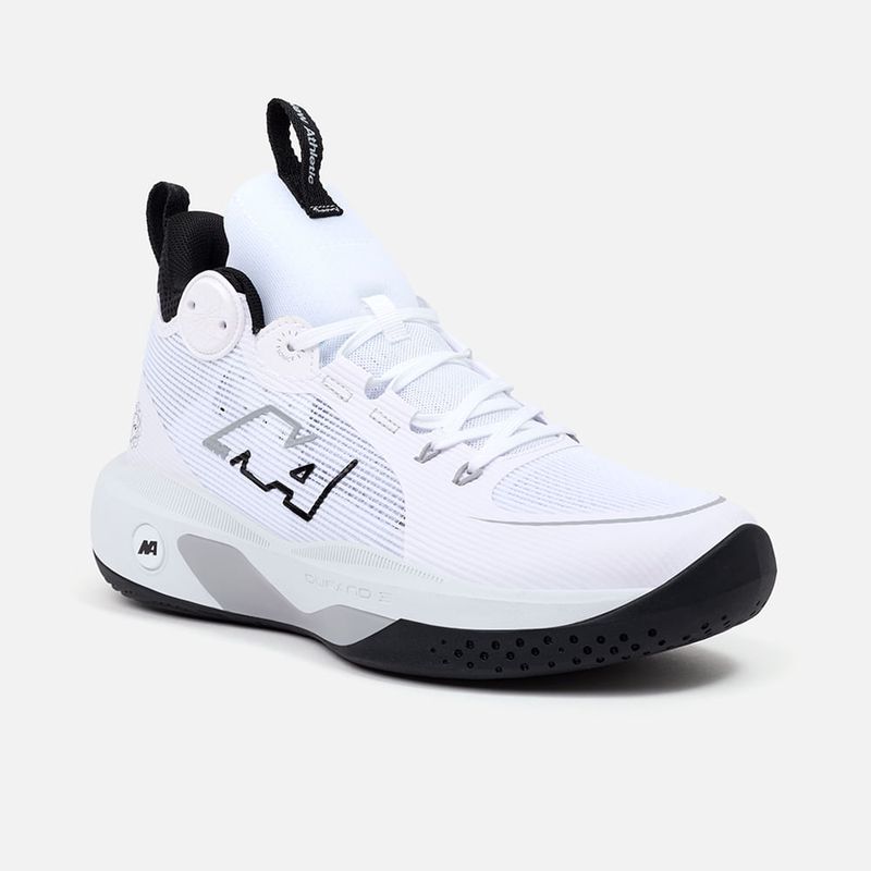 Zapatillas New Athletic Basketball Durnd09 Blanco Con Negro Hombre