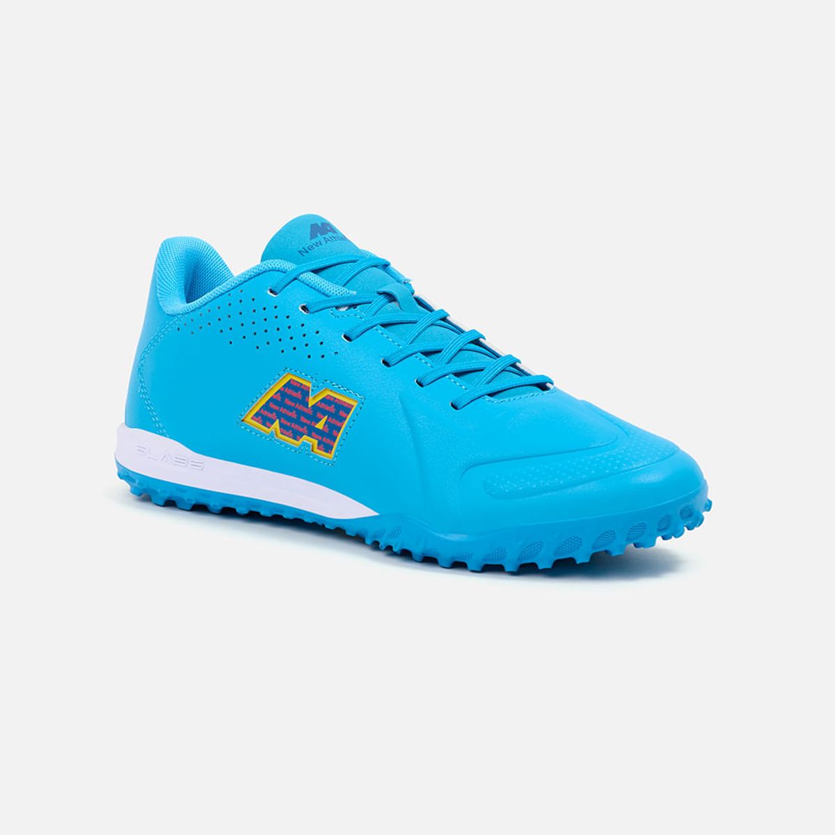 NEW ATHLETIC - Zapatillas New Athletic Football Agifug78 Celeste Con Amarillo Juvenil