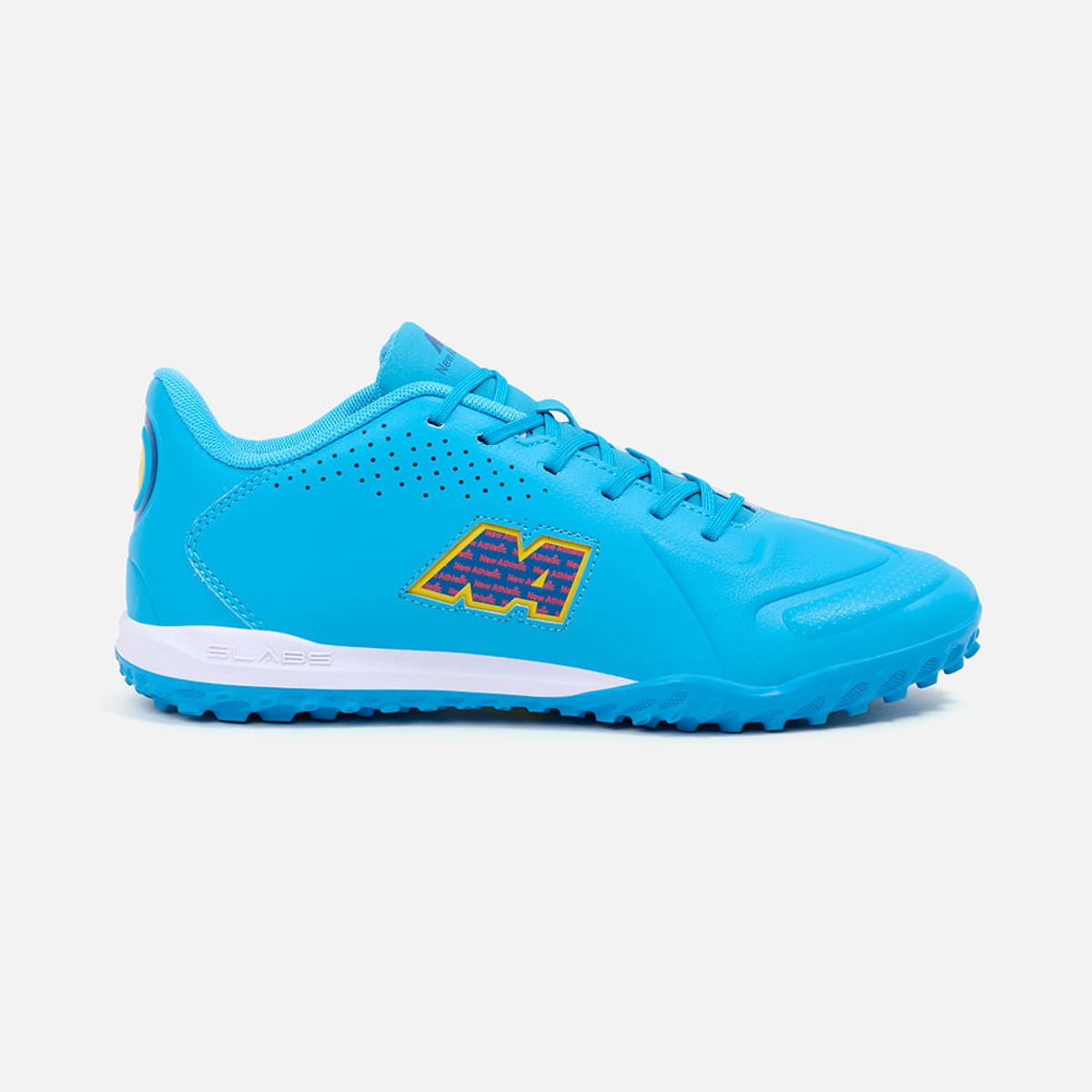 NEW ATHLETIC - Zapatillas New Athletic Football Agifug78 Celeste Con Amarillo Juvenil