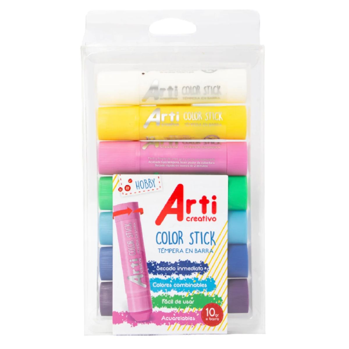 GENERICO - Temperas en Barra - Colores Fancy