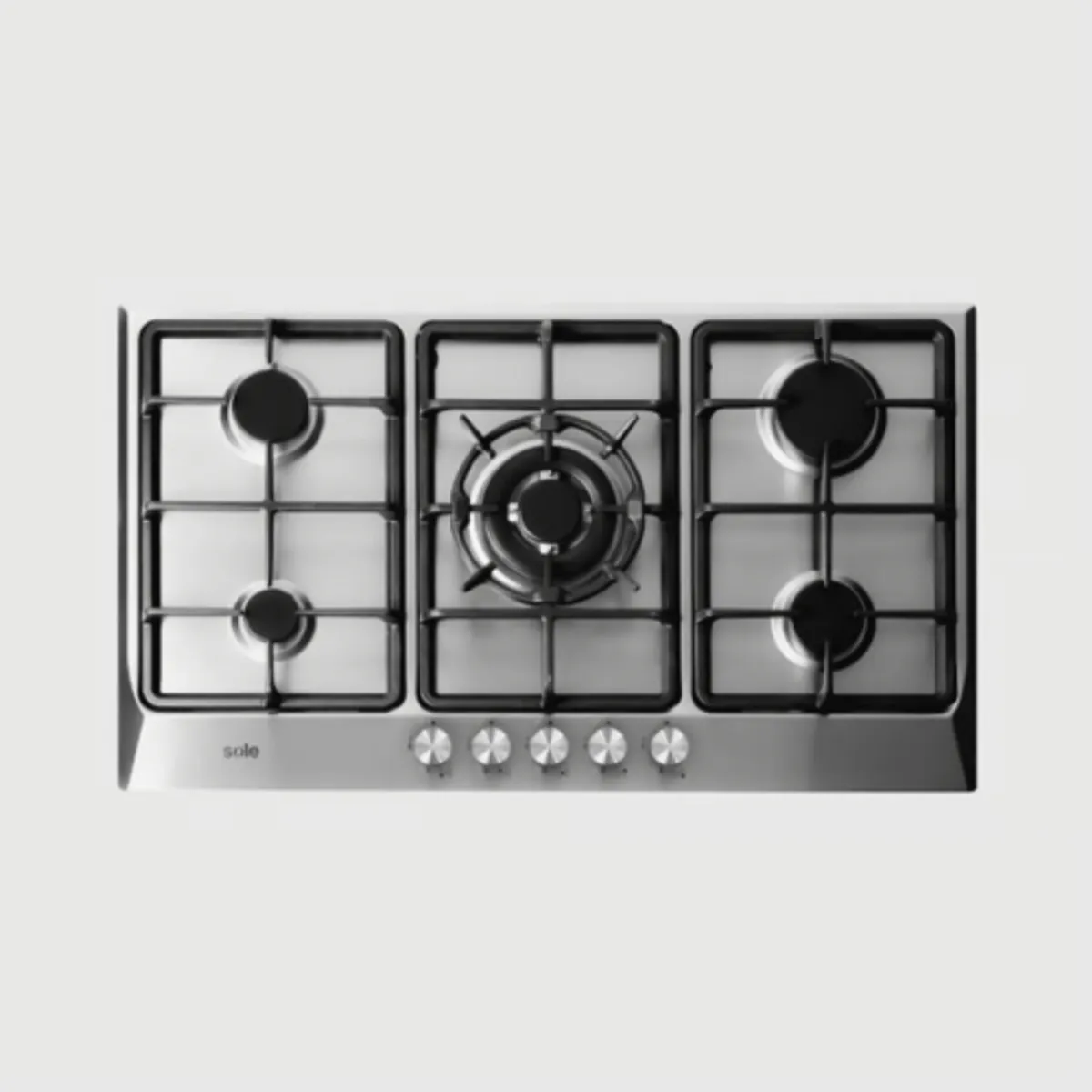 SOLE - Encimera Acero Inoxidable Sole A Gas 86cm