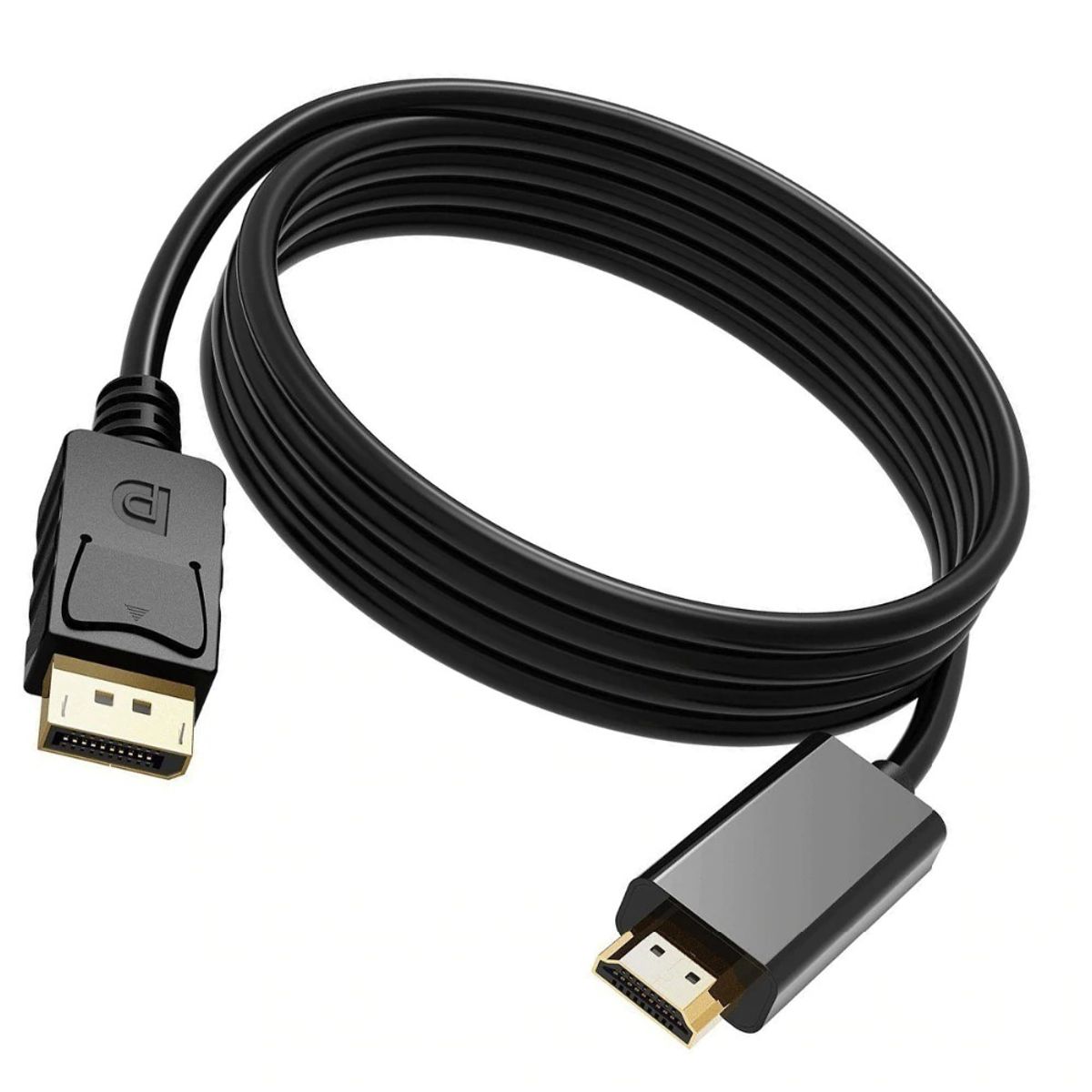 IMPORTADO MC - Cable Displayport A Hdmi Dp A Hdmi Pvc Macho 1.5 Metros - PVC
