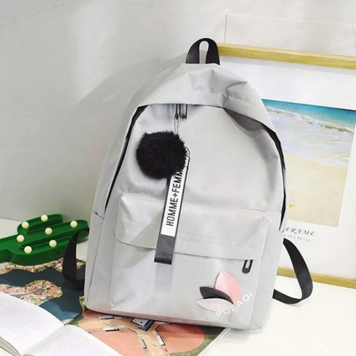 GENERICO - Mochila de lona Multiuso Basic