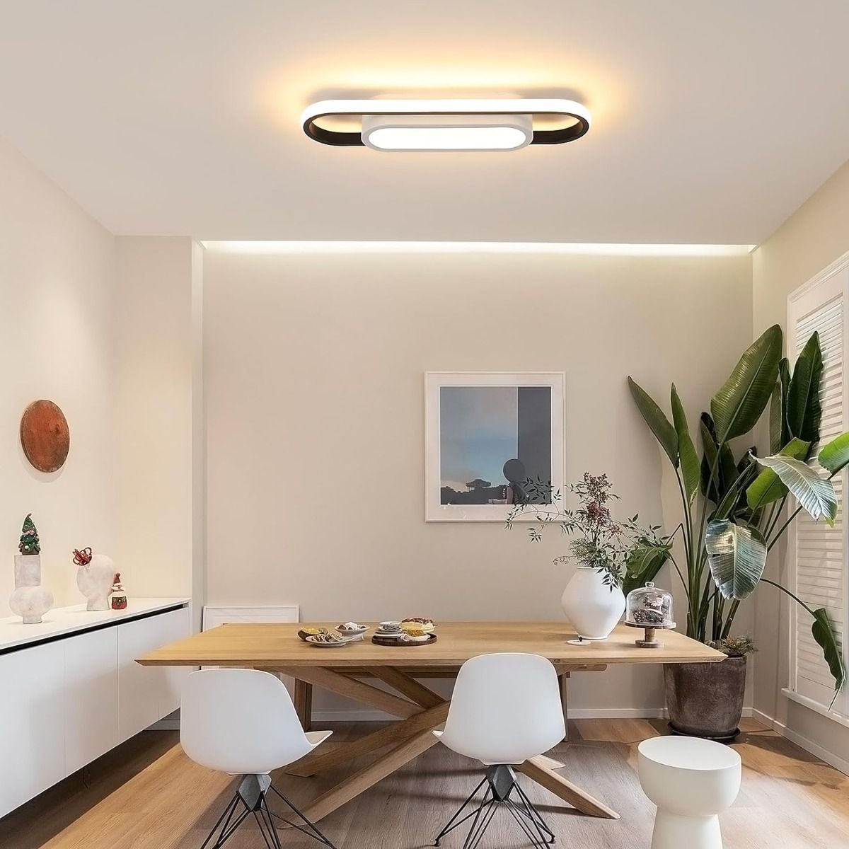 HOME NEAT - Lámpara de Techo LED 40CM Modernas 3 Color