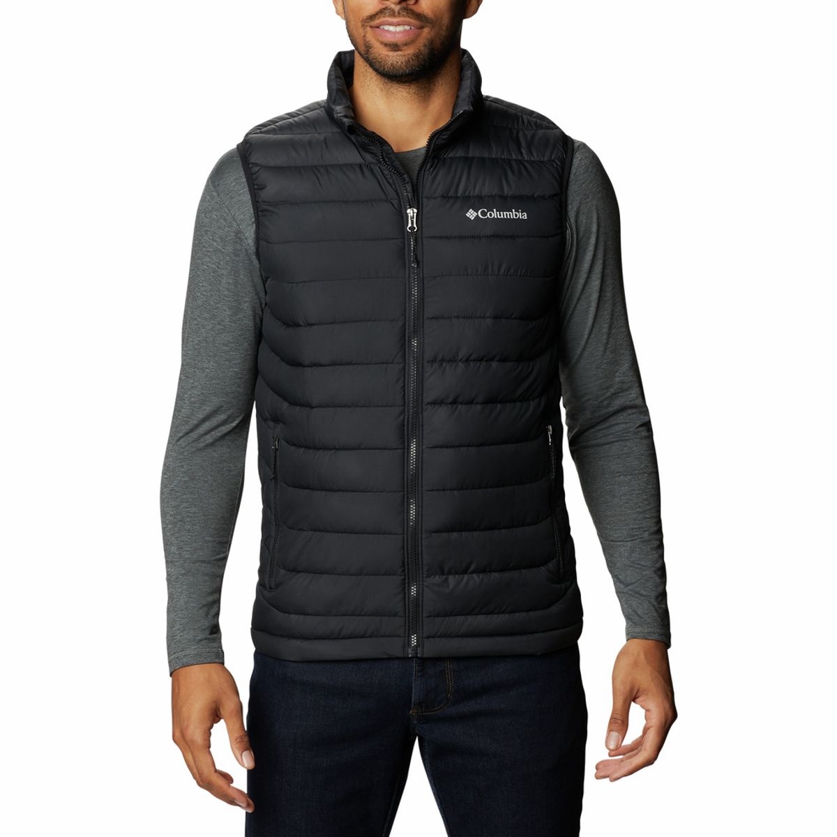 COLUMBIA - Chaleco Columbia Hombre Powder Lite Negro COLUMBIA