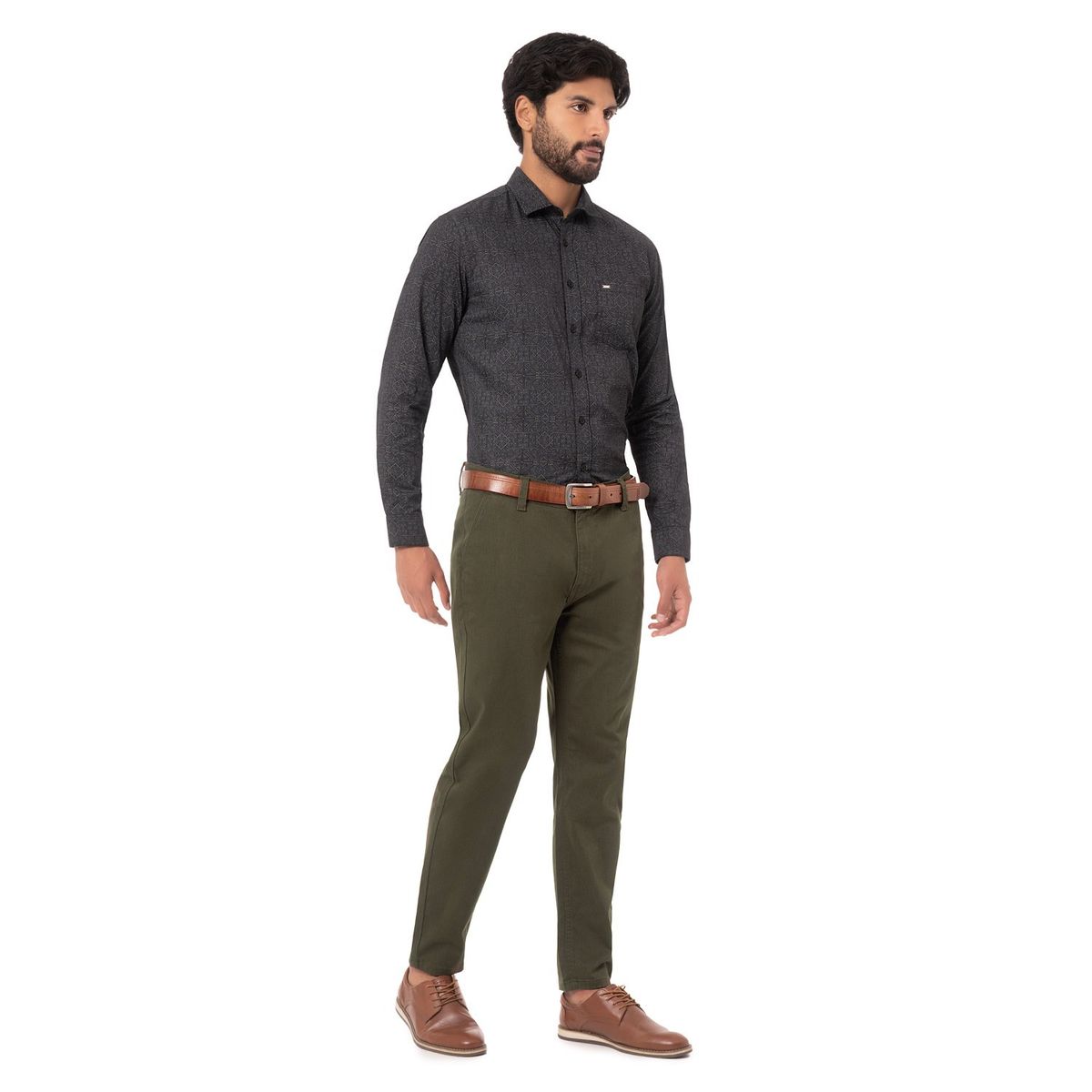 PIONIER - Moda Drill Stretch Hombre Leohh Pionier