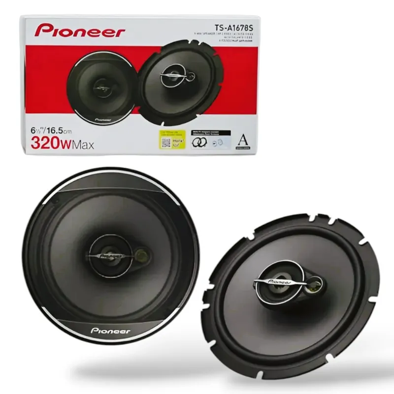 PIONEER - Parlantes Redondos Pioneer 320W 3 Vías  TS-A1678S