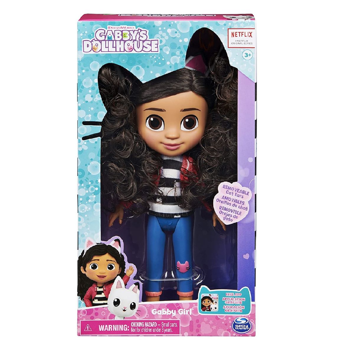 SPIN MASTER - Muñeca gabby 20 cm casa de muñecas de gabby