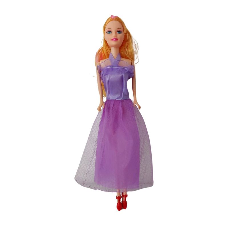 GENERICO - Muñeca Bárbara Vestido Lila