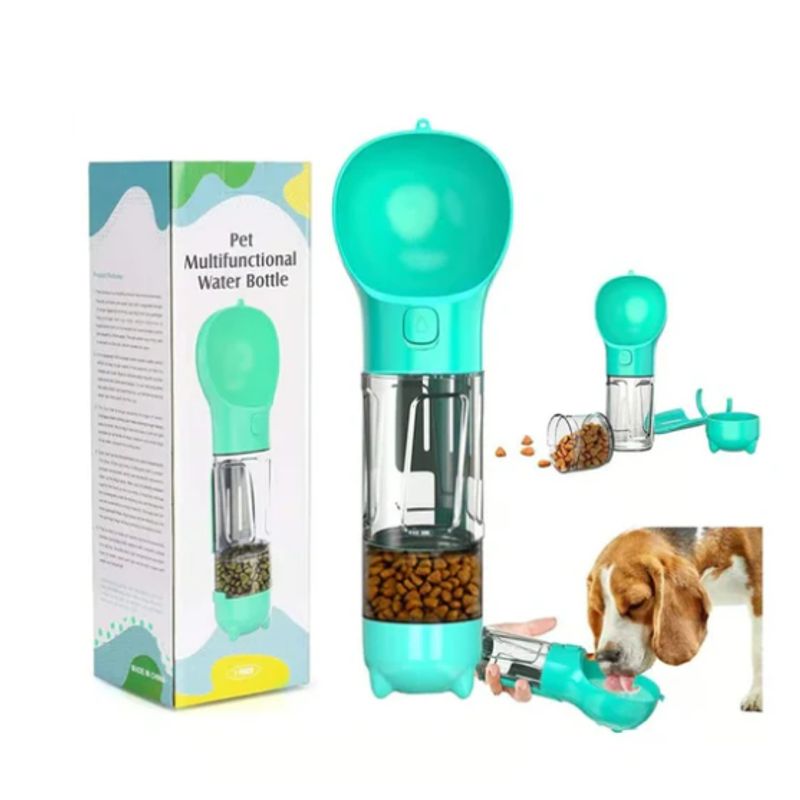 GENERICO - Bebedero Comedor Portátil para Mascotas 300ml