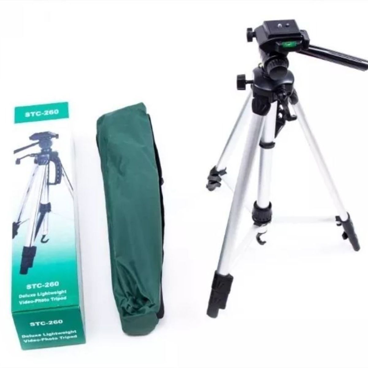 GENERICO - Trípode Camara Celular 3 Secciones 1.50m + Funda + Soporte