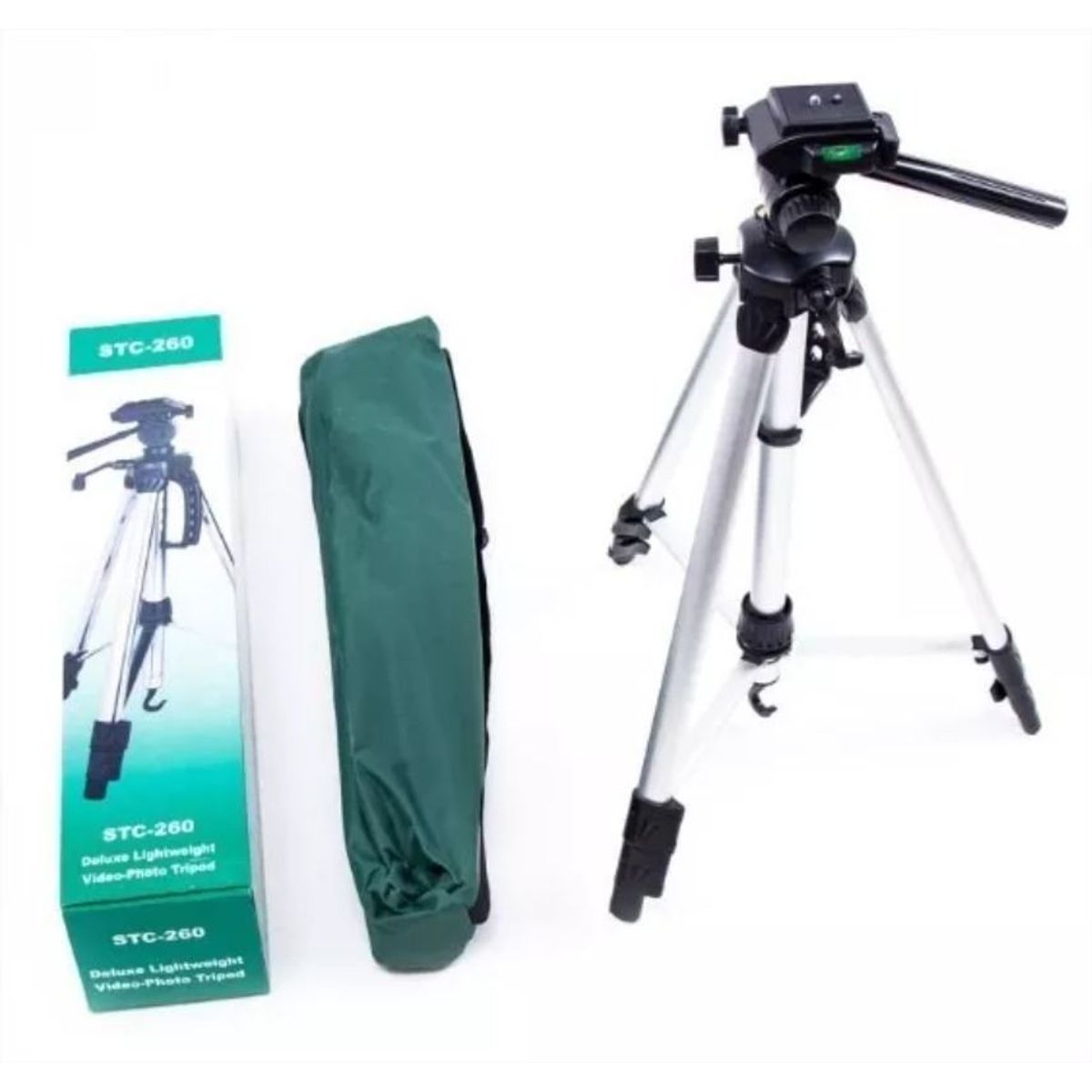 GENERICO - Trípode Camara Celular 3 Secciones 1.50m + Funda + Soporte