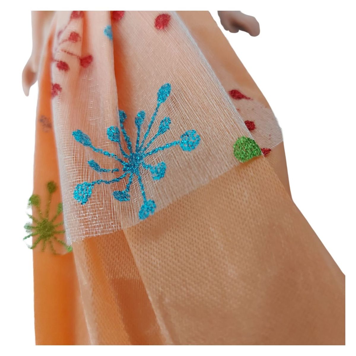 GENERICO - Muñeca Bárbara Vestido Melón