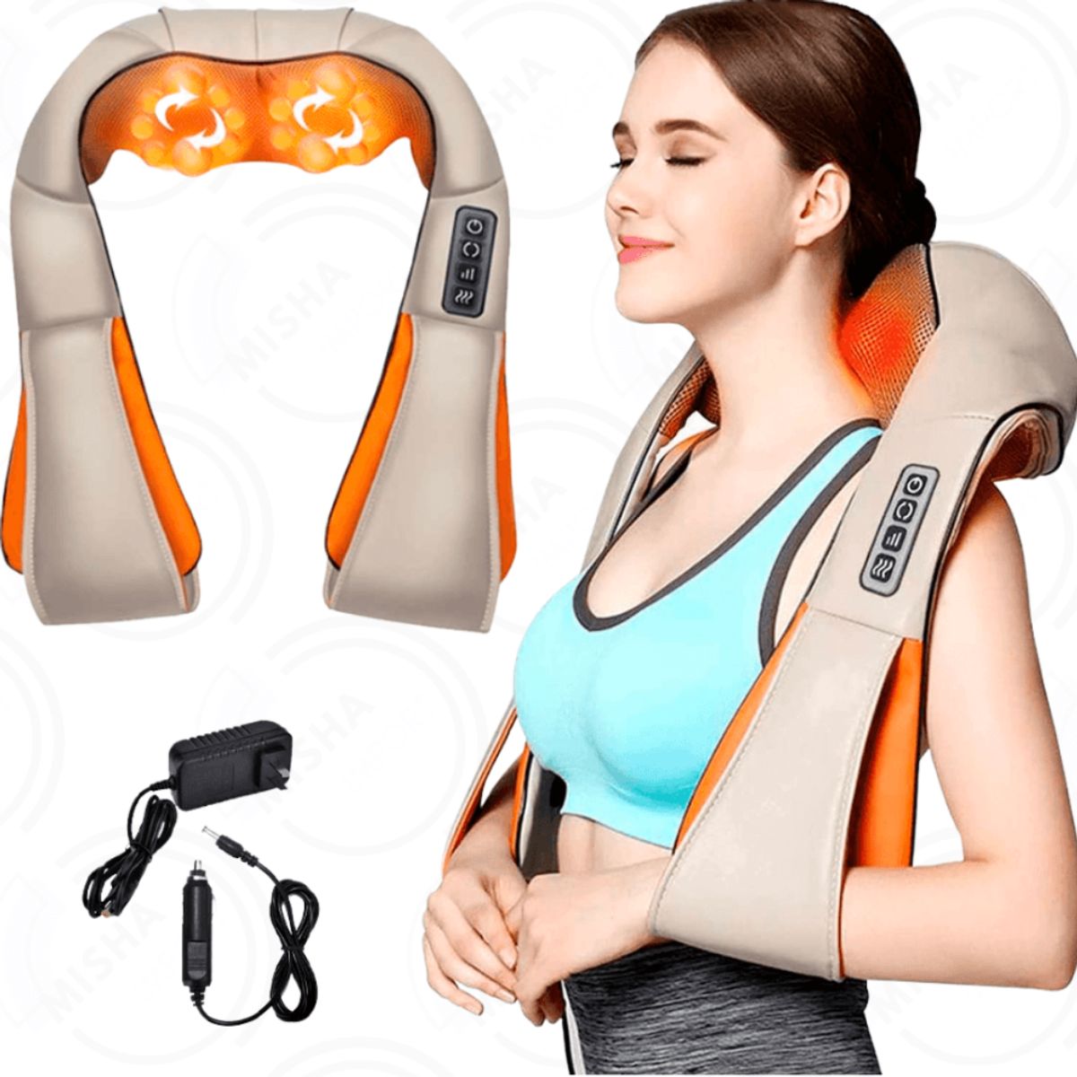 OEM - Masajeador De Cuello Infrarrojo Shiatsu