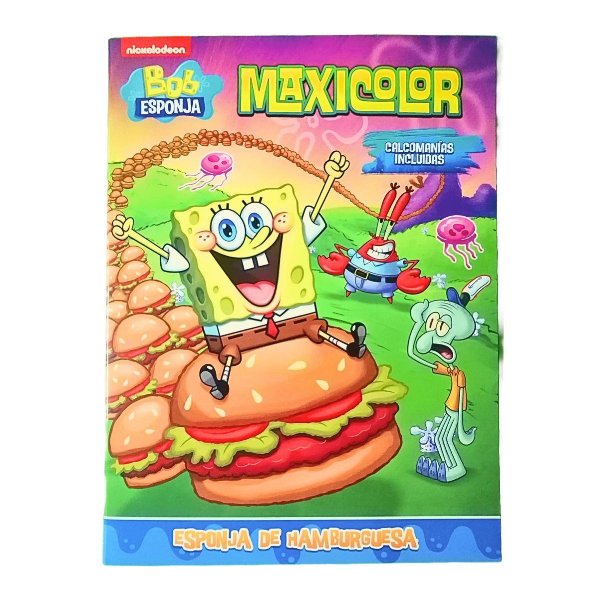 GENERICO - Bob esponja maxicolor libro para colorear