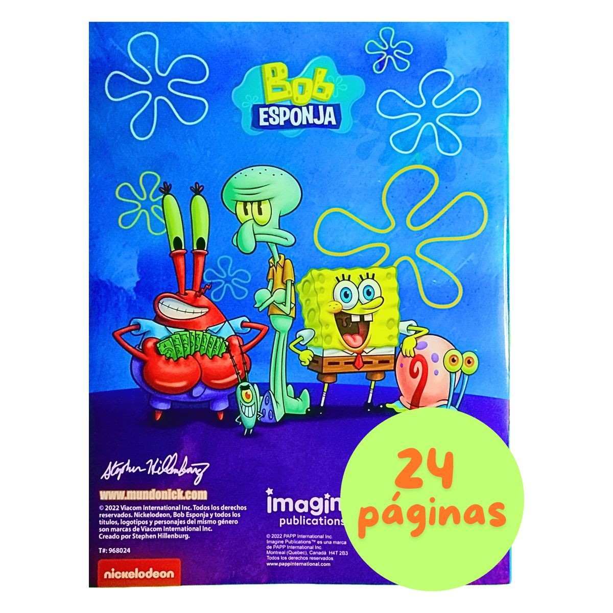 GENERICO - Bob esponja maxicolor libro para colorear