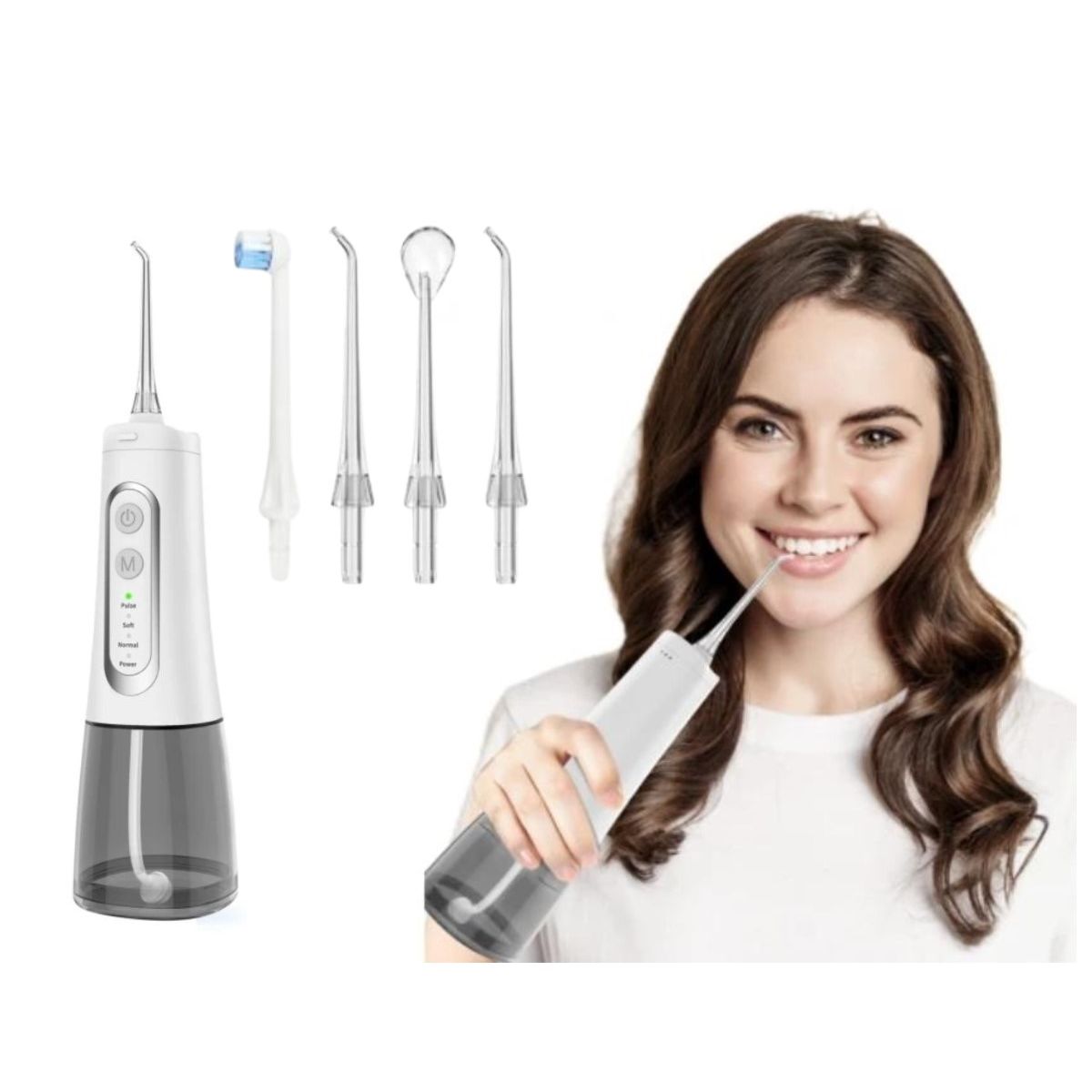 DAUER - Irrigador Dental Eléctrico Portátil Dauer