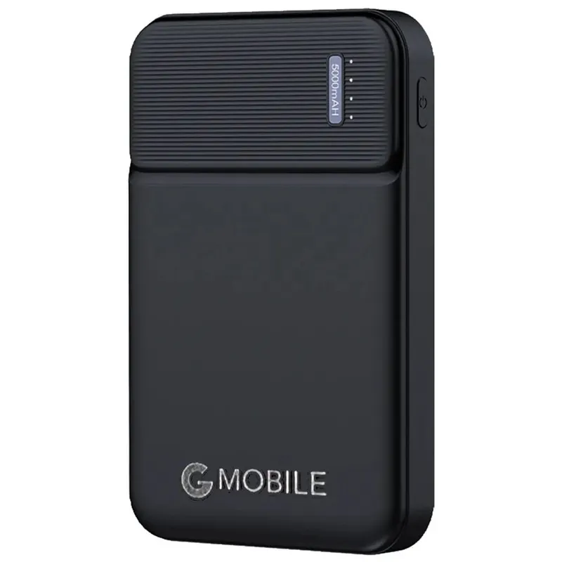G MOBILE - Cargador Portátil Power Bank G Mobile Indicar LED 5000 mAh