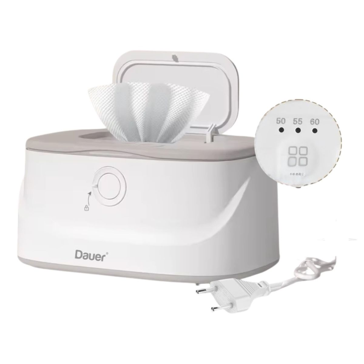 DAUER - Calentador de Toallitas Pañitos Humedos