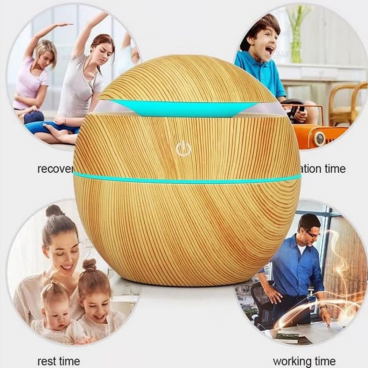 GENERICO - Humidificador Difusor de Aceite Para Aromaterapia