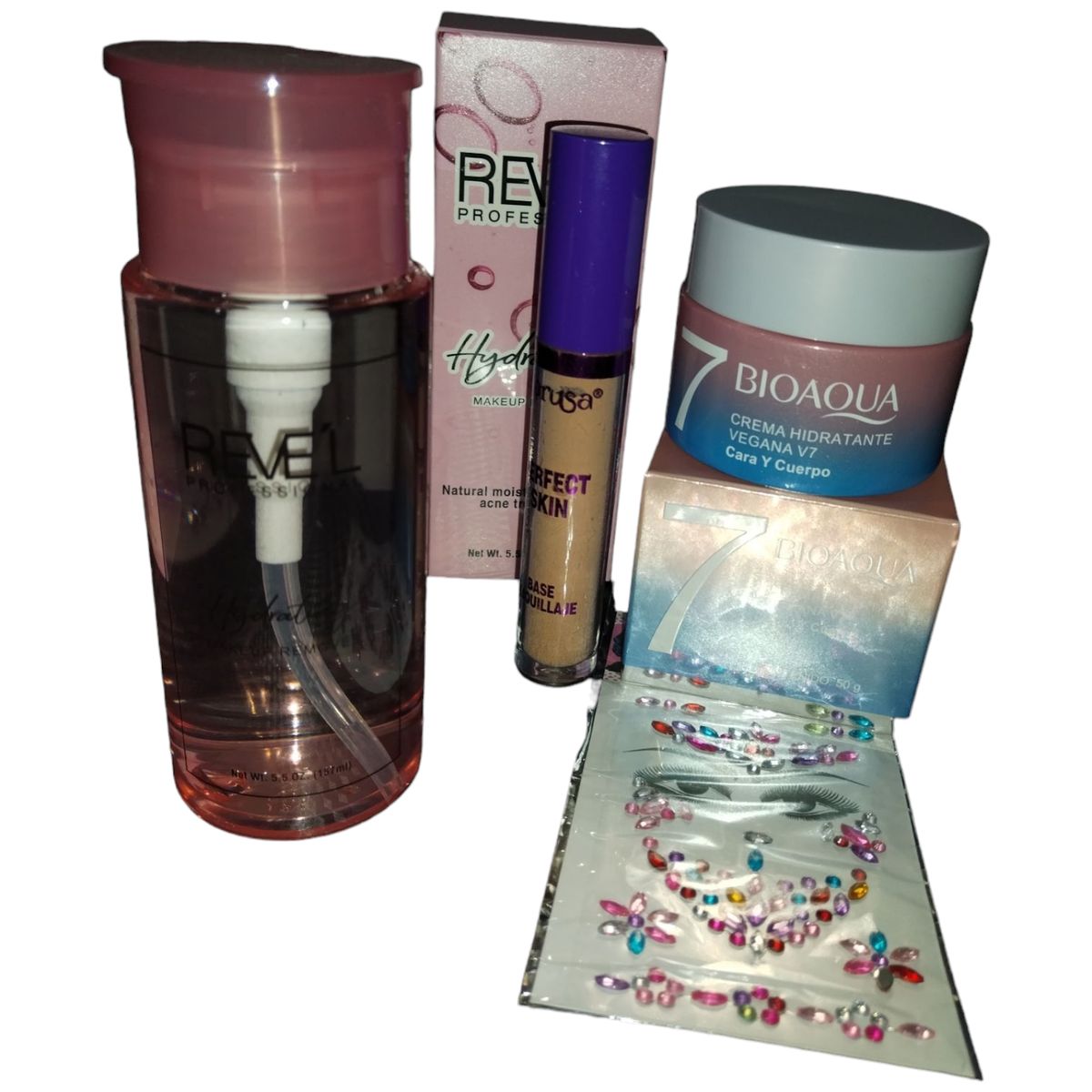 BIOAQUA - Agua micelar más corrector crema v7 Bioaqua y regalos