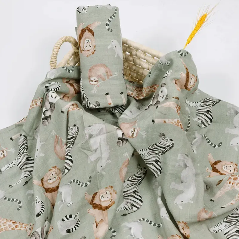 GENERICO - Manta de Muselina Suave para Bebé Bambú y Algodón