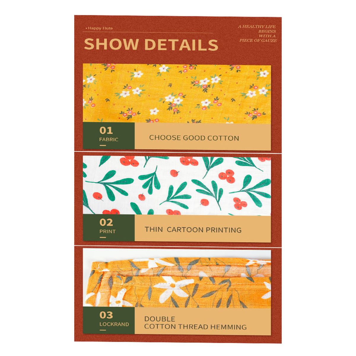 GENERICO - Manta de Muselina Suave para Bebé Bambú y Algodón